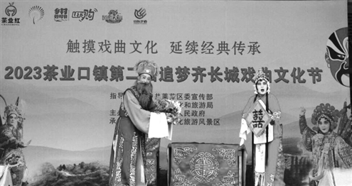 茶业口镇龙山艺术团等8家剧团为观众带来精彩演出